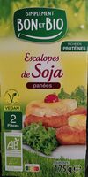 Escalopes de soja panées