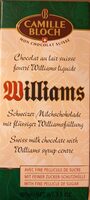 Williams Schweizer Milchschokolade mit flüssiger Willaimsfüllung