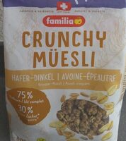 Crunchy müesli avoine-épautre