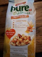 Pure balance muesli avoine, miel, amandes