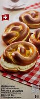 Laugenbretzel gefüllt mit Meersalzbutter (6 Stück)