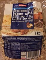 Muesli complet aux raisins et aux noix