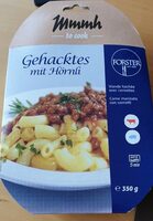 Viande hachées avec cornettes