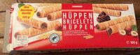 Bricelets fourrés à la crème de noisettes