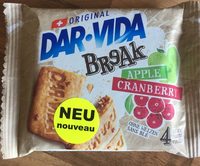 Dar-vida break apple cranberry