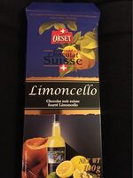 Chocolat noir fourré limoncello