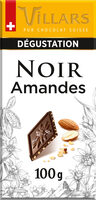 Chocolat Villars Noir Eclats Amandes Caramélisées 100g