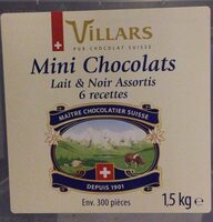 Mini chocolats Lait & Noir assortis
