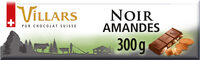Chocolat Villars Noir Amandes 300g