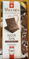 Tablette de chocolat noir 72%