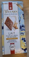 Chocolat lait éclats de crêpes de bretagne
