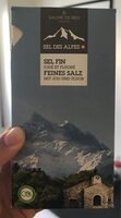 Sel Des Alpes Fin Iodé + Fluoré 1 Kg, 1 Boîte