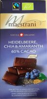 Heidelbeere chia&amaranth 60% cacao