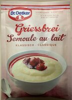 Semoule au lait