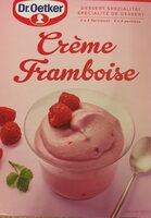 Crème framboise