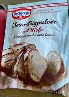 Sauerteigpulver mit hefe