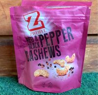 Red&black pepper cashews