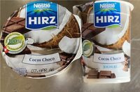 Hirz  Yogourt avec morceaux de chocolat et noix de coco