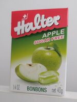 Halter Bonbons Apple Sugar Free