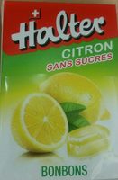 Halter Bonbons Lemon Sugar Free