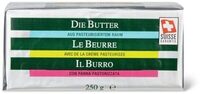 Le beurre de crème pasteurisée