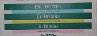 Le Beurre - de la crème pasteurisée