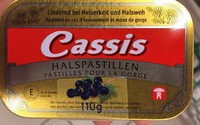 Pastilles pour la gorge Cassis