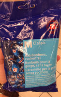 Bonbons pour la gorge, sans sucre