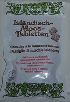 Pastilles à la mousse d'Islande