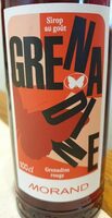 Sirop au goût Grenadine rouge