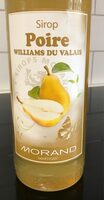 Sirop Poire Williams du Valais