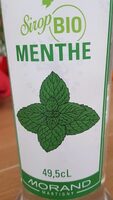 Sirop menthe bio