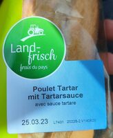 Sandwich poulet sauce tartare