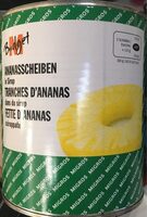 Sliced pineapple in syrup