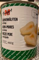 Birnenhälften in Sirup