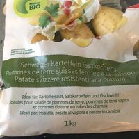 Pomme de terre suisses fermes à la cuisson