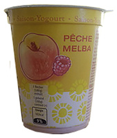 Yogourt de saison pêche melba