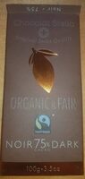 Biologische Schokolade, 75% Cacao