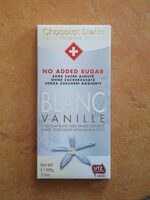 Blanc vanille no added sugar