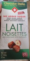 Chocolat lait noisettes