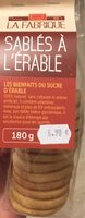 Sablés à l'érable