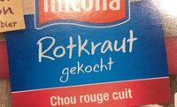 Chou rouge cuit
