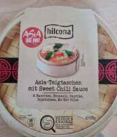 Asia-Teigtaschen mit Sweet Chili Ssuce