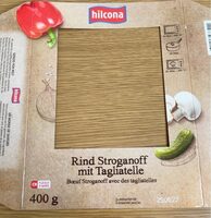 Bœuf Stroganoff avec des tagliatelles