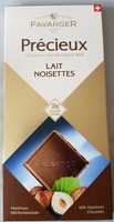 Chocolat lait noisettes