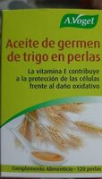 Aceite de germen de trigo en perlas