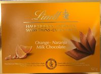 Lindt extra fin Orange chocolat au lait