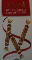 Bâtons Kirsch Noël Lindt 250 gr, 1 Boîte