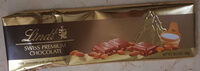 Milk chocolate with whole almonds