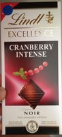 Lindt Excellence Cranberry Intense
